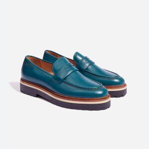Saturdays New York City Teal Loafers